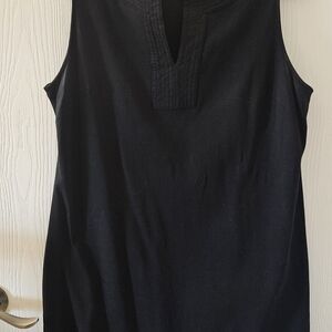New York & Company Black Sleeveless Dress